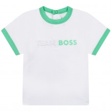 Hugo Boss Infant Boys Short Sleeve T-Shirt - White